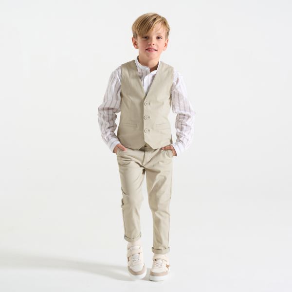 سترة جيليه، اللون بيج للأولاد